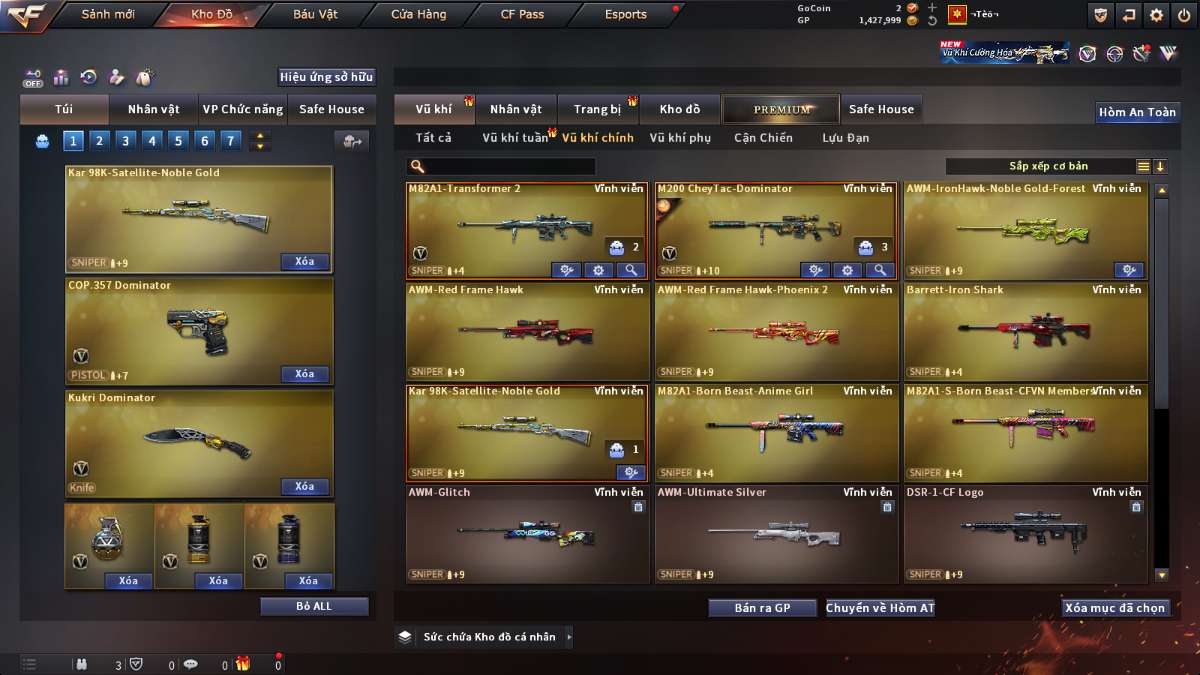 shop acc cf uy tin gia re